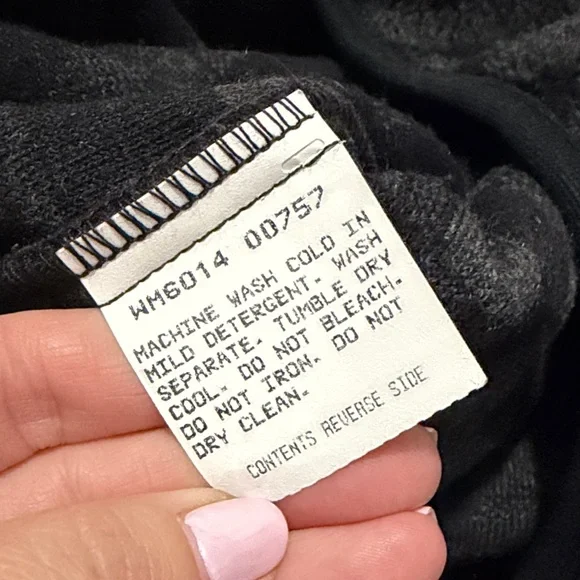 Vintage Columbia Black Geometric Fleece Pullover Made in USA. XL - Picture 7 of 10